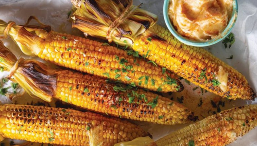 Grilled Corn with Smoky Maple Butter