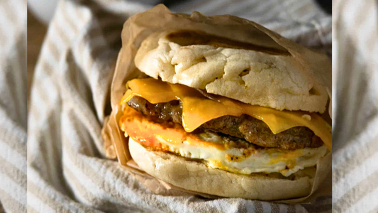 Maple and Sausage Breakfast Sandwiches