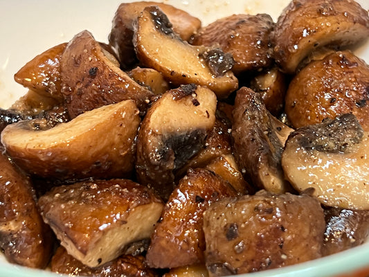 Bomb Skillet Mushrooms