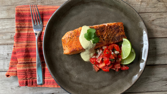 Pan Seared Tex Mex Style Salmon