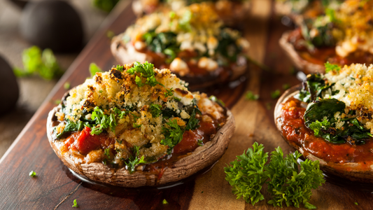 Juicy Stuffed Portobellos