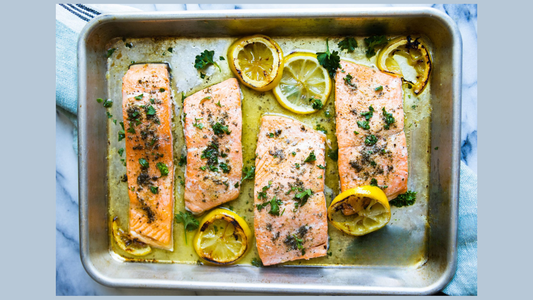 Tender Moxie Melt Baked Salmon