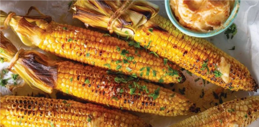 Grilled Corn with Smoky Maple Butter
